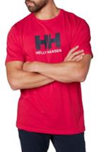 Men's Helly Hansen Logo Cotton T-shirt - Red