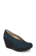 Women's Fly London 'yaz' Wedge Pump .5-8us / 38eu - Blue