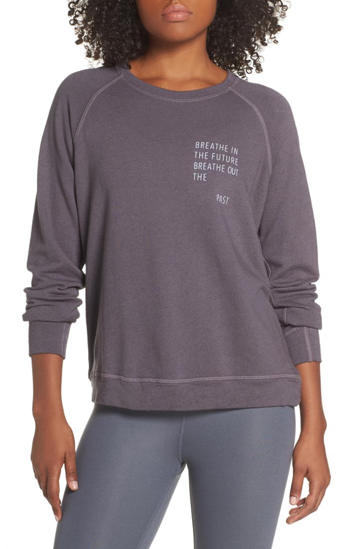 Women's Good Hyouman Breathe In The Future, Breathe Out The Past Sweatshirt