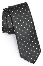 Men's 1901 Woven Silk Tie, Size - Black