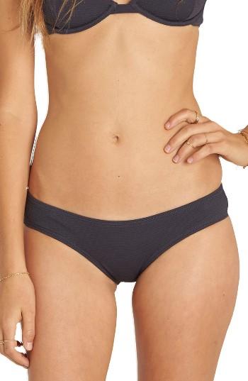Women's Billabong Luv Myself Hawaii Cheeky Bikini Bottoms - Black
