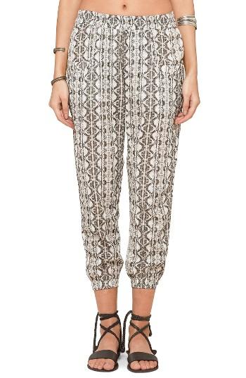 Women's Amuse Society Medina Woven Pants - Ivory