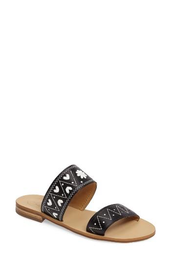 Women's Jack Rogers Adair Slide Sandal .5 M - Black