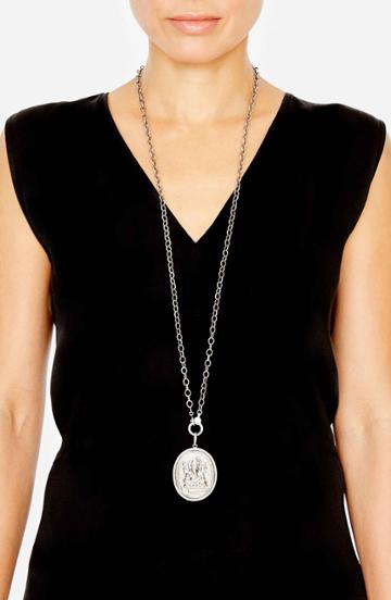 Women's Sheryl Lowe Ganesh Coin Pendant Necklace