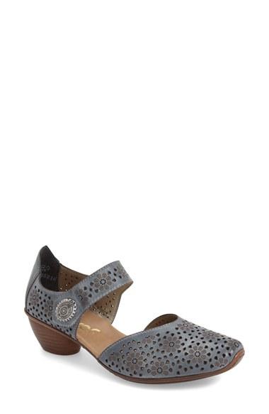 Women's Rieker Antistress 'mirjam 11' Two-piece Pump Eu - Blue