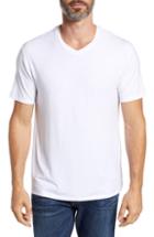 Men's Stone Rose V-neck Modal T-shirt (s) - White