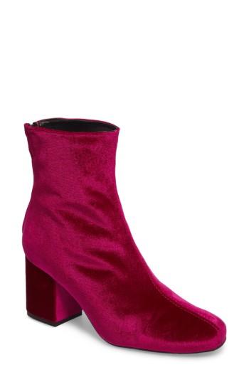 Women's Free People Cecile Block Heel Bootie -6.5us / 36eu - Burgundy