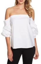 Women's 1.state Off The Shoulder Voluminous Blouse - White