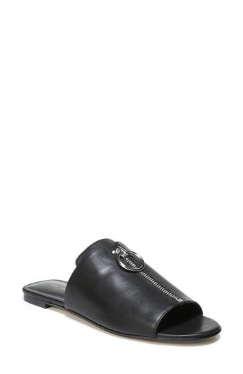 Women's Via Spiga Hope Slide Sandal .5 M - Black