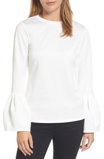 Women's Halogen Bell Sleeve Top - Ivory