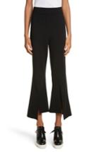 Women's Stella Mccartney Compact Knit Crop Flare Pants Us / 38 It - Black