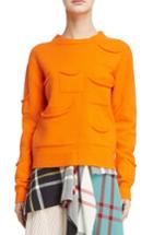 Women's J.w.anderson Multi Pocket Crewneck Sweater - Orange