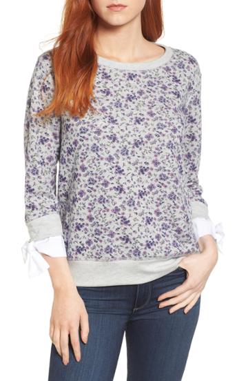 Women's Gibson Poplin Cuff Sweatshirt
