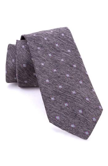 Men's Ted Baker London Spaced Square Melange Silk Tie