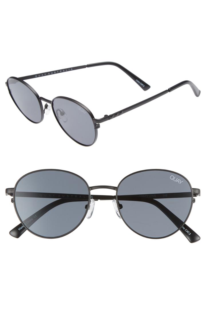 Women's Quay Australia Crazy Love 45mm Round Sunglasses -