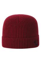 Men's True Religion Brand Jeans Rib Knit Cap - Burgundy