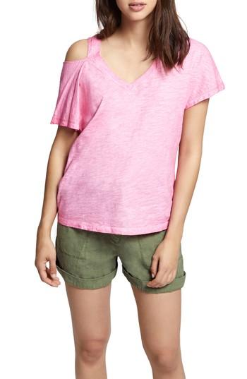 Women's Sanctuary Shoulder Cutout Cotton Top - Pink