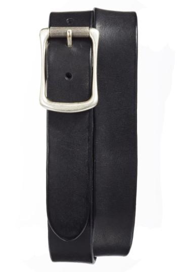 Men's Frye Engineer Leather Belt - Black