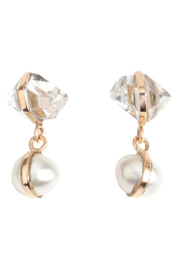 Women's Melissa Joy Manning 14k Gold Pearl Drop Earrings