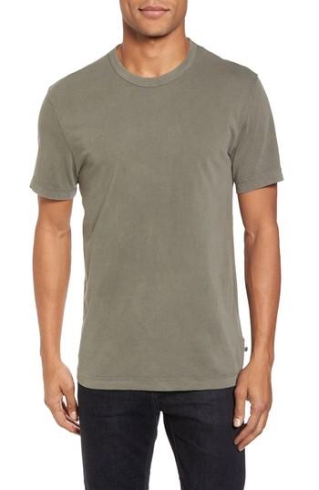Men's James Perse Crewneck Jersey T-shirt - Yellow