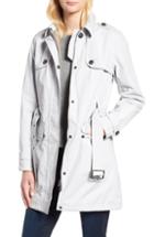 Women's Cole Haan Signature Quilted Down Jacket With Faux Fur Trim
