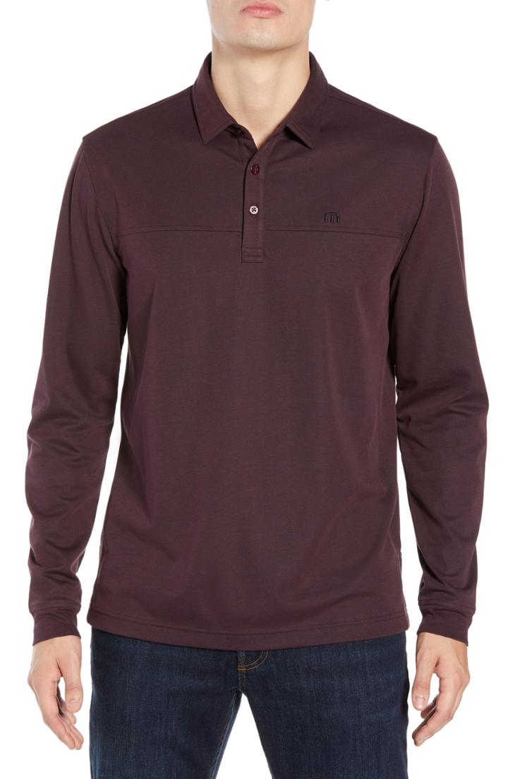 Men's Travis Mathew Wojo Pique Polo - Red