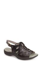 Women's David Tate 'dallas' Tie Sandal .5 M - Black