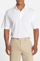 Men's Cutter & Buck 'championship' Classic Fit Drytec Golf Polo - White (online Only)
