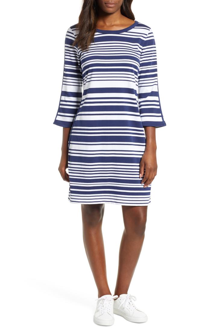 Women's Tommy Bahama Knotty Stripe Shift Dress - Blue