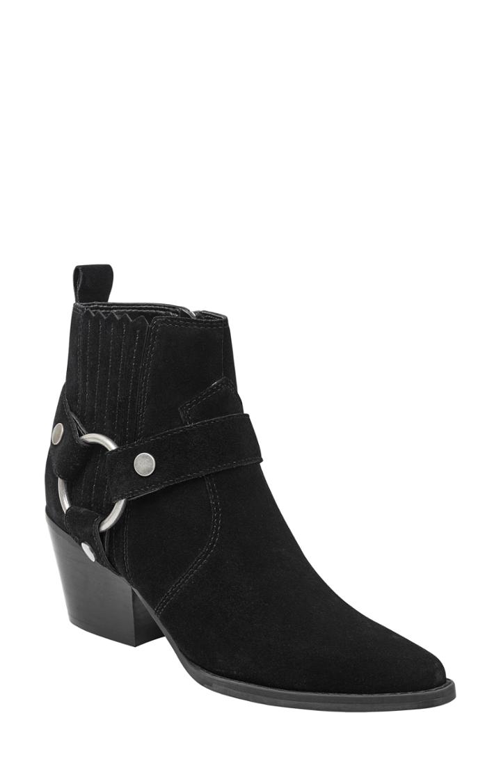 Women's Marc Fisher D Halie Bootie, Size 6 M - Black