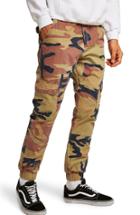 Men's Topman Camouflage Skinny Cargo Trousers L - Beige