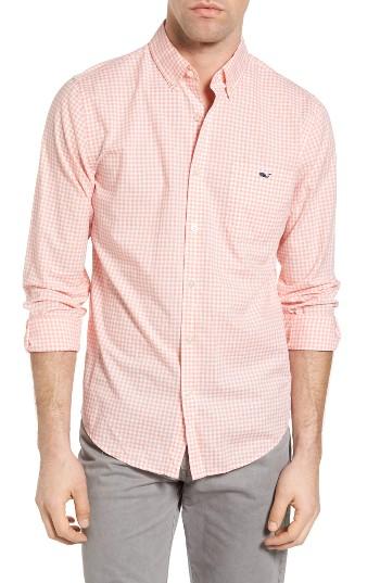 Men's Vineyard Vines Gingham Tucker Slim Fit Sport Shirt