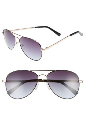 Women's Chelsea28 Alibi 59mm Metal Aviator Sunglasses -