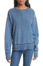 Women's Rag & Bone Indigo Baby Racer Sweatshirt