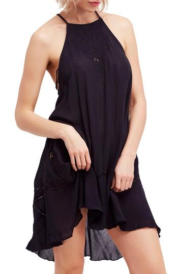 Women's Free People Heat Wave Tunic Dress - Black