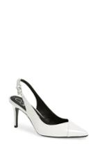 Women's Calvin Klein Gwenith Slingback Pump M - White