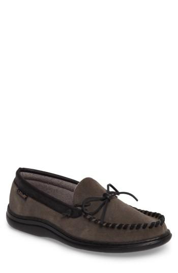 Men's L.b. Evans 'atlin' Moccasin Eee - Grey (online Only)