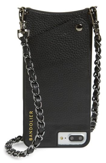 Bandolier Lucy Leather Iphone 7/8 & 7/8 Crossbody Case - Black