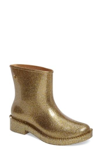 Women's Melissa Rain Drop Water Resistant Boot M - Metallic