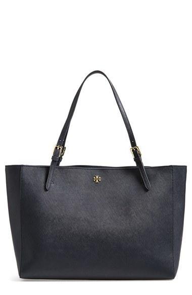 Tory Burch 'york' Buckle Tote Tory Navy