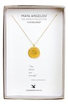 Women's Dogeared 'legacy Collection - You Alone Are Enough' Pendant Necklace