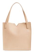 Pixie Mood Alicia Faux Leather Tote Bag & Pouch Set - Beige