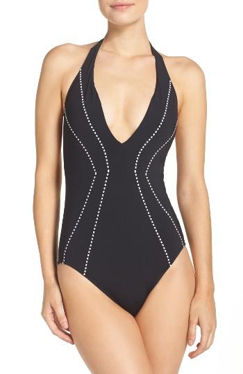 Women's Seafolly Beach Squad One-piece Swimsuit Us / 8 Au - Black