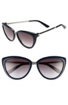 Women's Calvin Klein 56mm Cat Eye Sunglasses - Navy