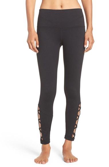 Women's Zella 'midnight' High Waist Cutout Midi Leggings