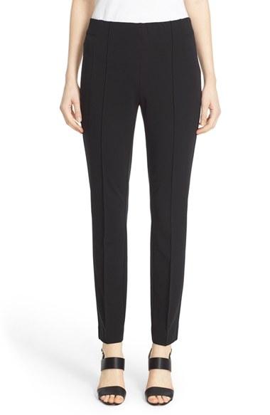 Women's Lafayette 148 New York 'city' Pintuck Slim Pants