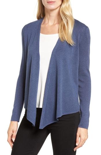 Women's Nic+zoe 4-way Convertible Lightweight Cardigan - Blue