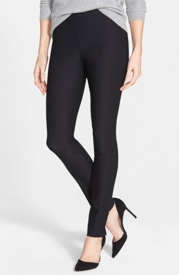 Petite Women's Nic+zoe 'the Wonder Stretch' Slim Leg Pants P - Black