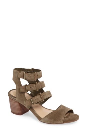 Women's Vince Camuto Geriann Strappy Slingback Sandal .5 M - Green