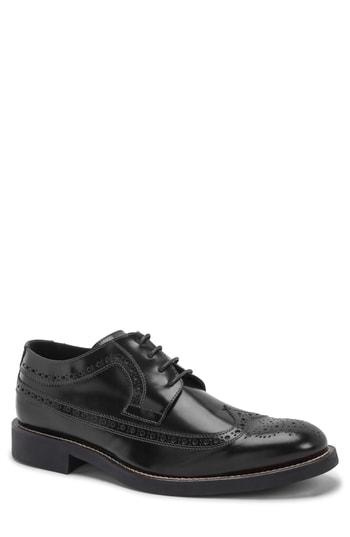 Men's Bugatchi Sondrio Wingtip .5 M - Black